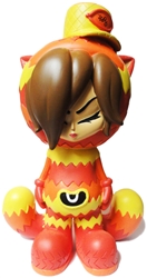 2 Tails Fireball Colorway Edition Hand Painted Resin Figure Erick Scarecrow ESC Toy