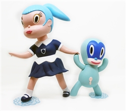 Gary Baseman's Wild Girls Set: Beverly Blue Edition