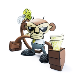 Business Monkey Designer Vinyl Figure Joe Ledbetter Munky King