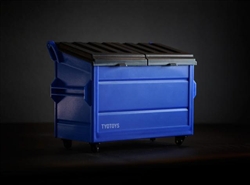 DIY Blue Desktop Dumpster