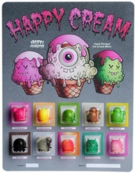 Happy Cream Set of 10 Customized Vinyl Figures by Buff Monster
