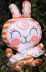 Orange Cream Easter Bunny Designer Plush by Anna Chambers