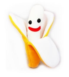 Professor Foster Designer Plush Banana Figure by Flaky Friends Toys