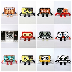 Full Set Of 12 Dolbee Vinyl Figures By Solid Industries