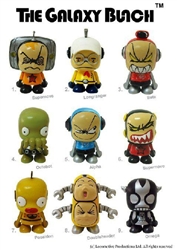 Full Set of 9 Galaxy Bunch Designer Vinyl Toy Figures