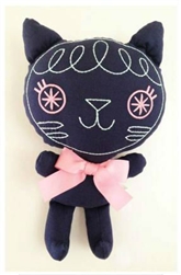 GID Blinky Cat Glow In The Dark Designer Plush by Anna Chambers