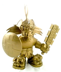 Jaguar Knight (Gold Chase Edition) Designer Vinyl Figure by Jesse Hernandez & Pobber Toys