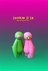 Junkie Ji Ja Bird - Green & Pink Version