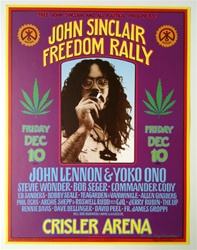John Sinclair Freedom Rally Poster - Gary Grimshaw