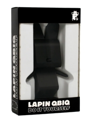Lapin QBIQ Black DIY (Do It Yourself) Designer Vinyl Art Toy Figure