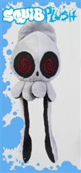 Dizzy Grey Mini Squib Plush by Squid Kid Ink