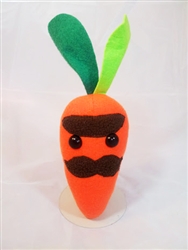 Monsieur Carrot Designer Plush Figure by Flaky Friends Toys