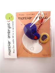 Purple Monster Embryo Designer Plush by Tiny Oyster Labs
