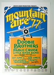 Mountain Aire 1977 Rock Poster - Robert Shepard
