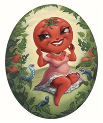 'What a Tomato' Print by Nouar
