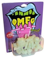 OMFG Series 2 Green GID Edition October Toys Mini Figures Set Of 5