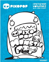 Pixopop Coloring Book Vol. 2: Monster Pop by Ali Sabet