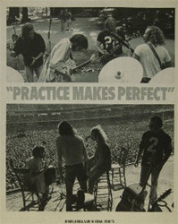 Practice Makes Perfect Concert Poster - Crosby, Stills, Nash, and Young
