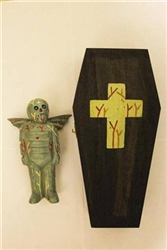 Bones Hand Painted Swamp Zombie Edition Japanese Vinyl Figure By Mike Egan