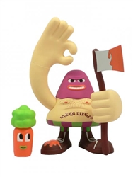 The Carrot Slayer 'Hippie Edition' Designer Vinyl Art Toy Figure by Very Bravo