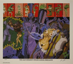 The Mad Surgeon's Species-Mixing Obbligato Print - Robert Williams